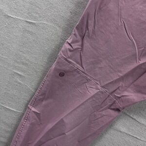 Lululemon Lab Jogger Pants Mens Large Purple Mauve Elastic Waist Tapered Leg